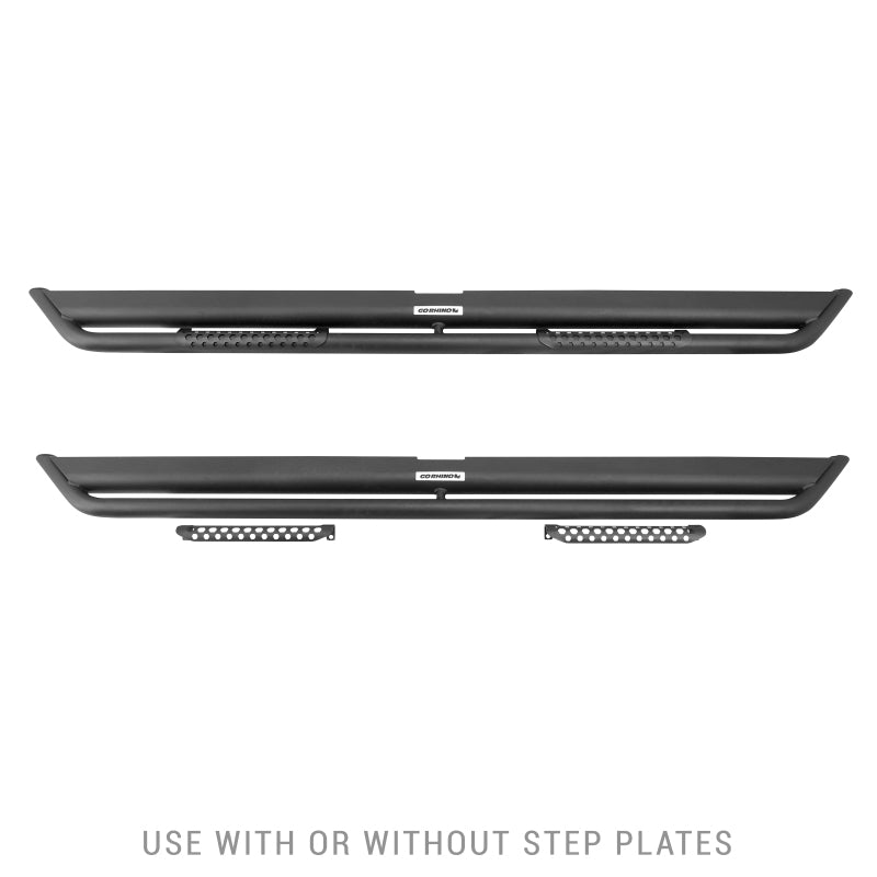 Go Rhino DS60073T Dominator Extreme DS Sliders - Tex Blk - 73in