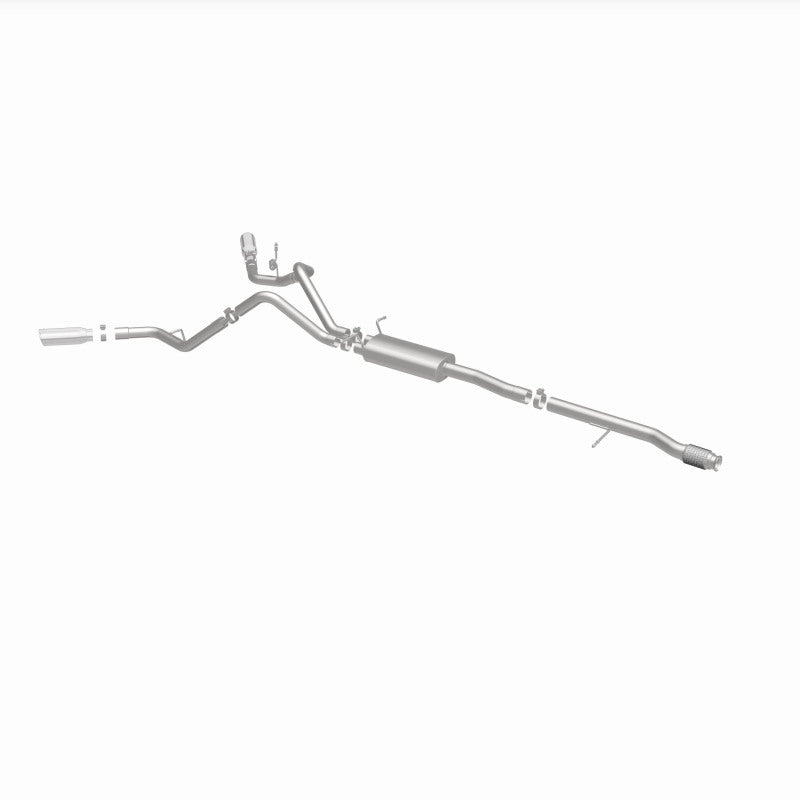 Magnaflow 15269 14 Chev Silverado V8 5.3L CC/EC Cab Dual Split Behind Rear Tires Exit SS Cat Back Perf Exh