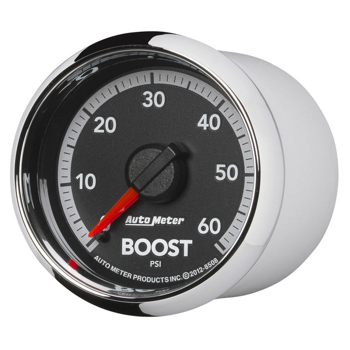 AutoMeter 8508 Autometer Gen4 Dodge Factory Match 52.4mm Mechanical 0-60 PSI Boost Gauge