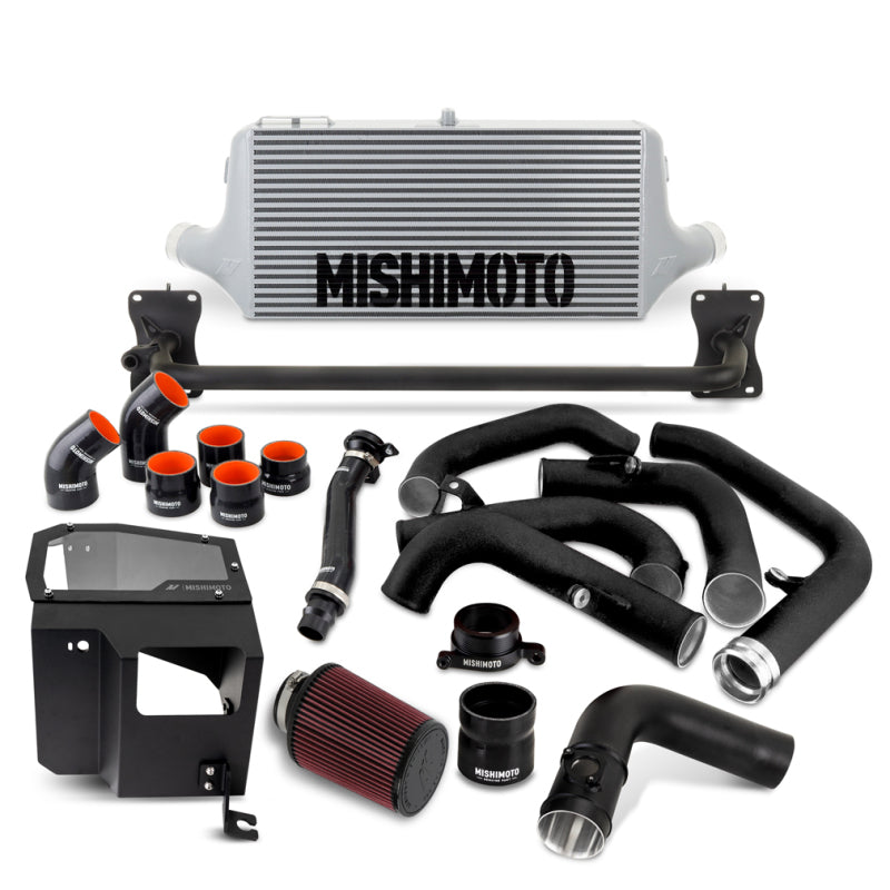 Mishimoto MMINT-WRX-22AISLBK 2022+ WRX Intercooler Kit W/ Intake SL Core MWBK Pipes