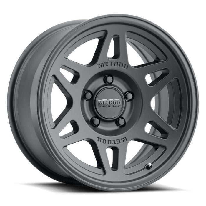 Method Wheels MR70678516500 Method MR706 Bead Grip 17x8.5 0mm Offset 6x135 135mm Matte Black Wheel