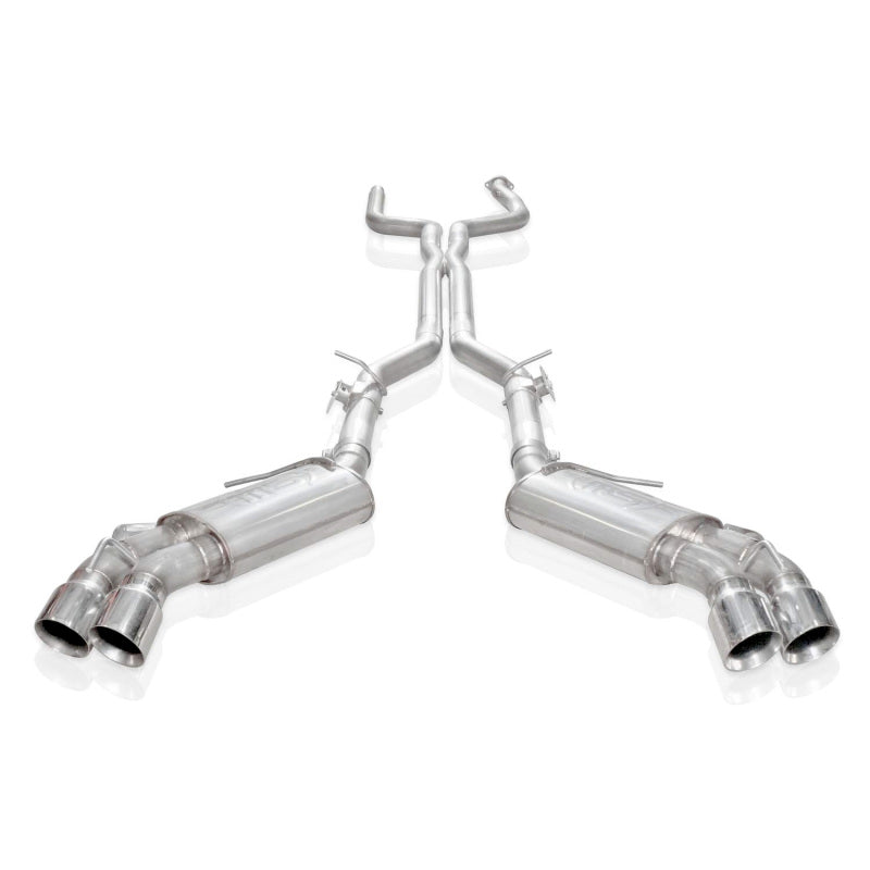 Stainless Works CA16AVCB 2016-18 Camaro SS Exhaust 3in X-Pipe AFM Valves NPP Replacement Valves 4in Quad Tips