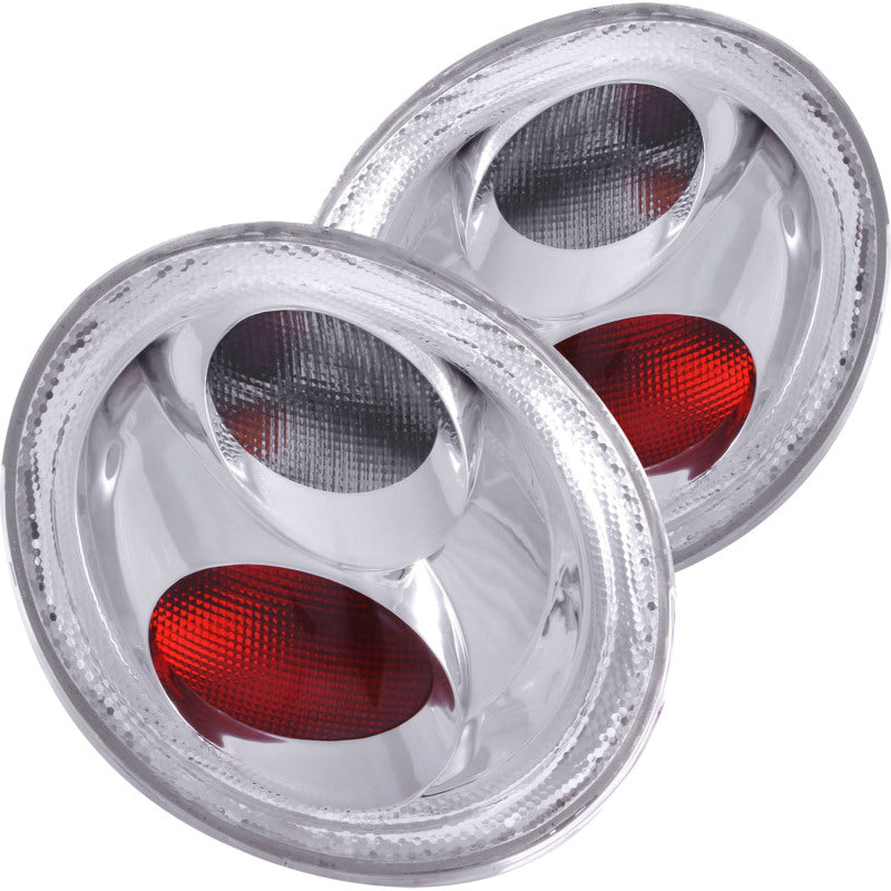 ANZO 221118 1998-2005 Volkswagen Beetle Taillights Chrome
