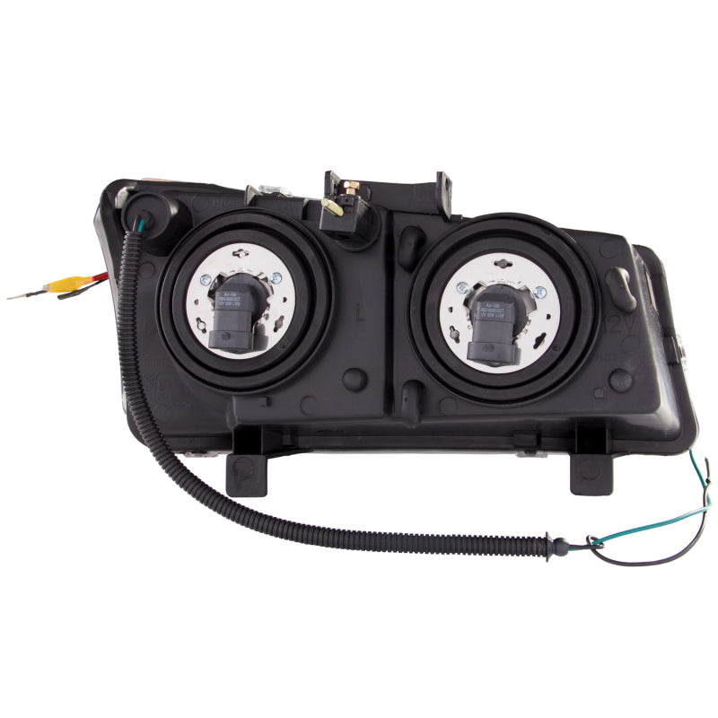 ANZO 111312 2003-2006 Chevrolet Silverado 1500 Projector Headlights w/ U-Bar Black