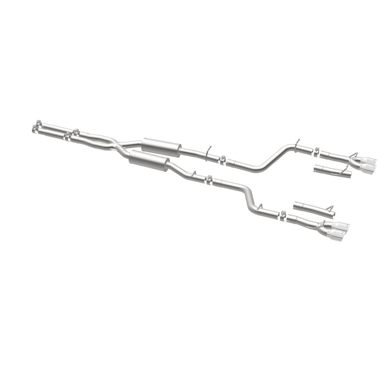 Magnaflow 19217 MagnaFlow Cat-Back, SS, 2.5in, Quad Split Rear 3.5in Tip 2015 Dodge Challenger 3.6L V6
