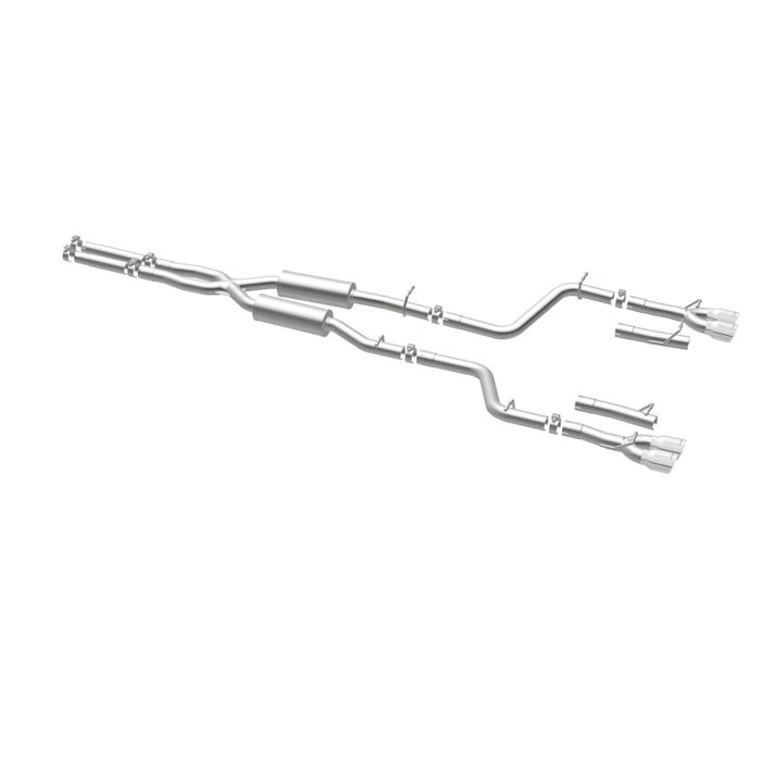 Magnaflow 19217 MagnaFlow Cat-Back, SS, 2.5in, Quad Split Rear 3.5in Tip 2015 Dodge Challenger 3.6L V6