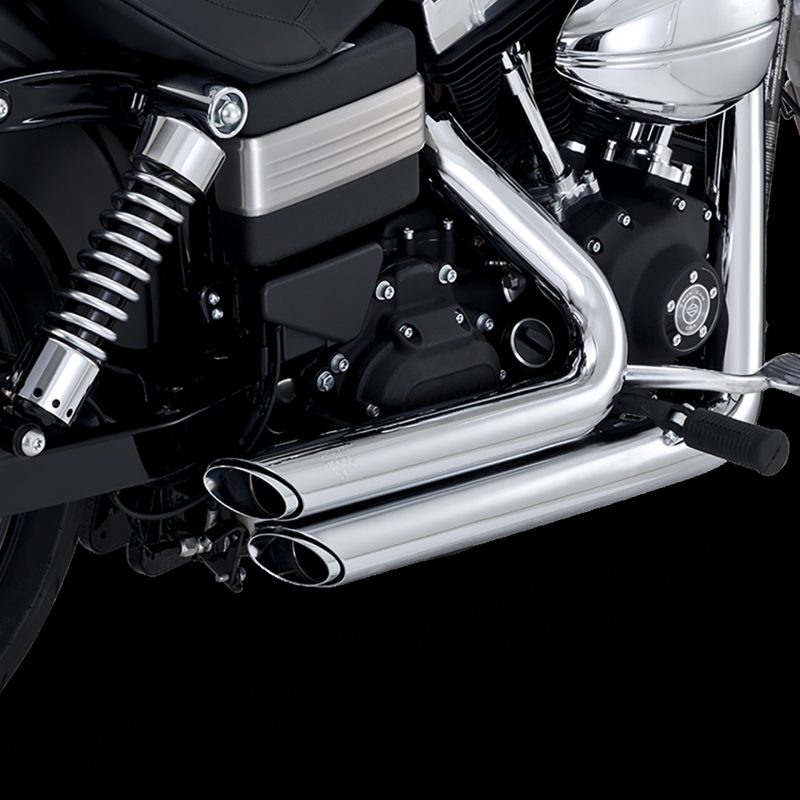 Vance & Hines HD Dyna 12-17 Shortshots Staggered Chrome PCX Full System Exhaust