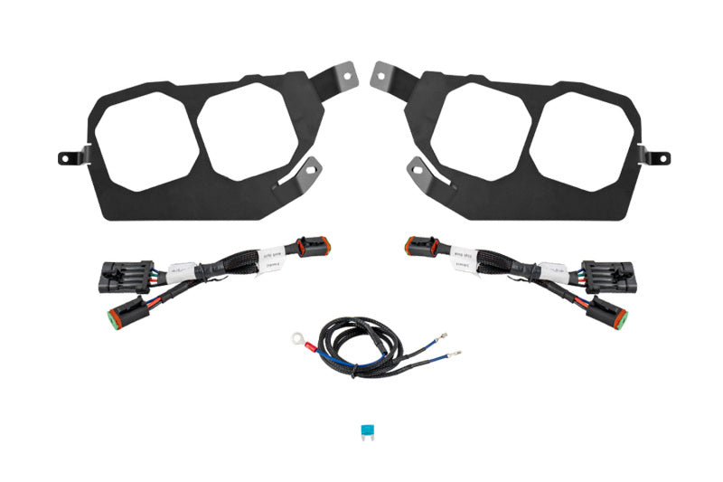Diode Dynamics DD7842P 14-23 Polaris RZR XP SS3 LED Headlight Mounting Bracket Kit