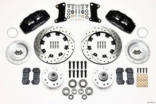 Wilwood 140-10510-D Dynapro 6 Front Hub Kit 12.19in Drilled 67-69 Camaro (*Line Kit Needed*)