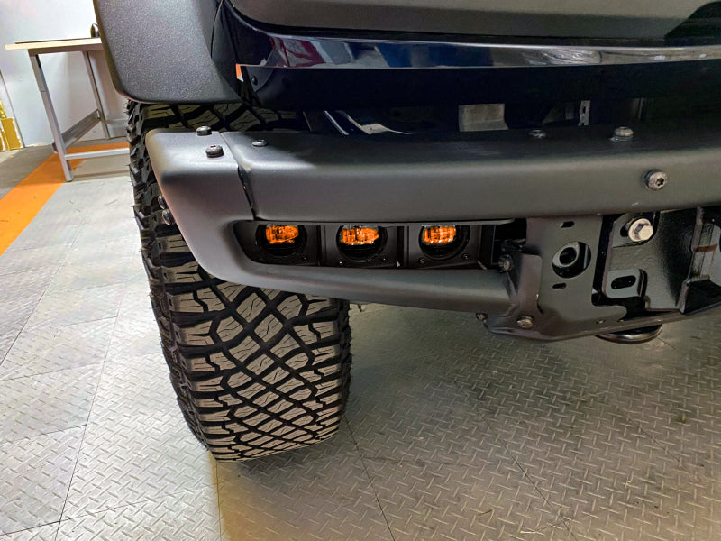 ORACLE Lighting 5890-005 Oracle High 21-22 Ford Bronco Triple LED Fog Light kit for Steel Bumper