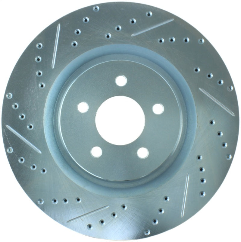 Stoptech 227.61089R StopTech Select Sport 07-10 Ford Shelby Slotted and Drilled Right Rotor