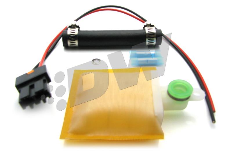 DeatschWerks 9-651-1000 265 LPH DW65C Series Compact Fuel Pump w/o Mounting Clips (w/ Universal Install Kit)