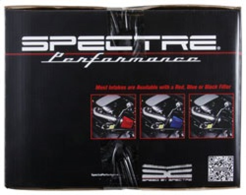 Spectre 9089 2018 Jeep Wrangler V6-3.6L F/I Air Intake Kit - Polished w/Red Filter