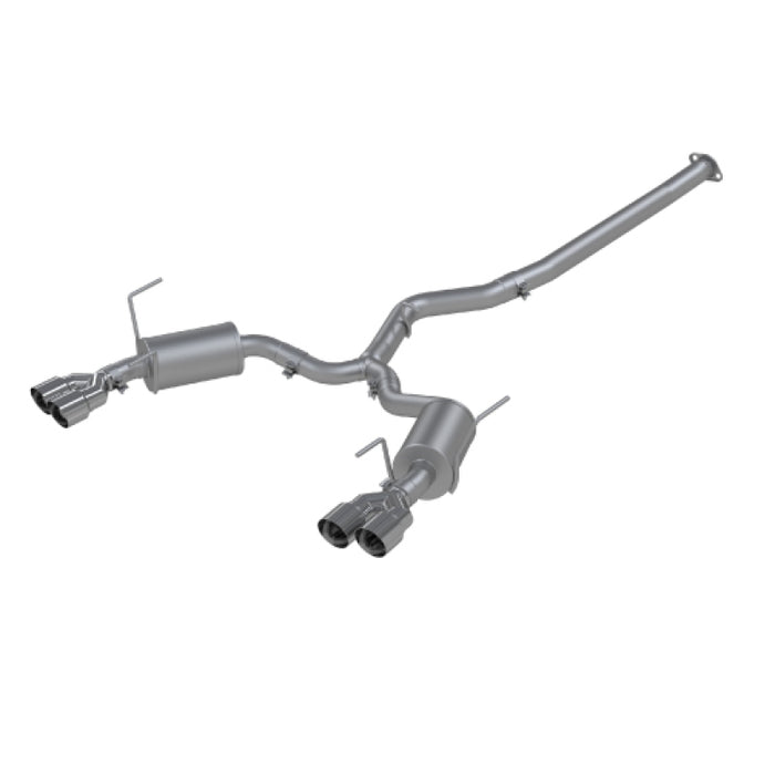 MBRP S4800304 15-19 Subaru WRX 2.0L/STI 2.5L 3in Dual Split Rear Exit w/ 3.5in Tips - T304 (Street Version)