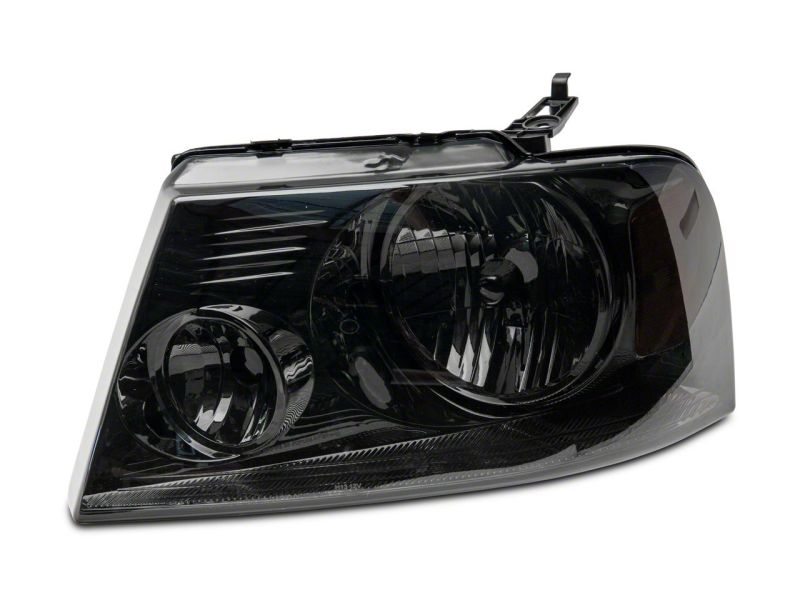 Raxiom T551342 04-08 Ford F-150 Axial Series OEM Style Replacement Headlights- Chrome Housing- Smoked Lens
