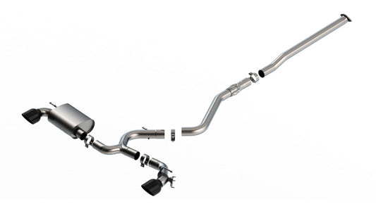 Borla 140926BC 22-23 Hyundai Kona N 2.0L 4 CYL. Turbo AT/MT ATAK Catback Exhaust Black Chrome