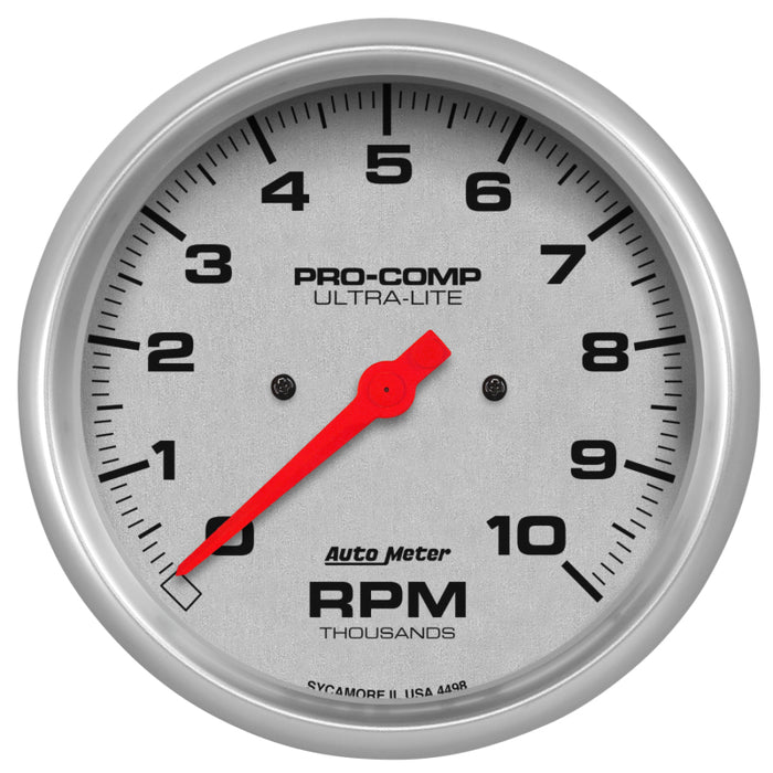 AutoMeter 4498 Autometer Ultra-Lite 5 inch 10K RPM In Dash Tach