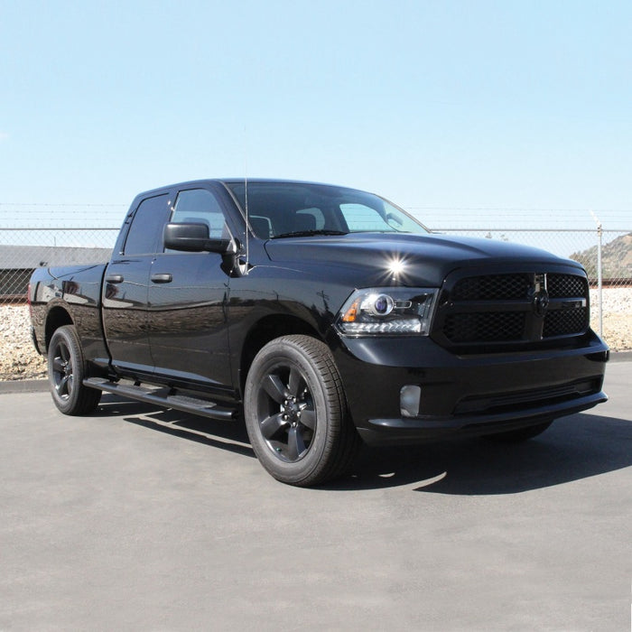 Westin 21-534315 2009-2018 Ram/Dodge 1500 Quad Cab (6.5 ft Bed) PRO TRAXX 5 WTW Oval Nerf Step Bars - Black