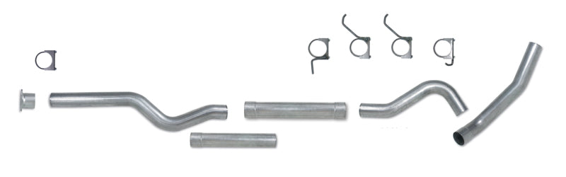 Diamond Eye Performance K4110S-RP Diamond Eye KIT 4in CB SGL MFLR RPLCMENT PIPE SS 01-05 CHEVY/GMC 6.6L 2500/3500