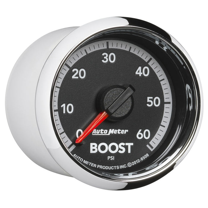 AutoMeter 8508 Autometer Gen4 Dodge Factory Match 52.4mm Mechanical 0-60 PSI Boost Gauge