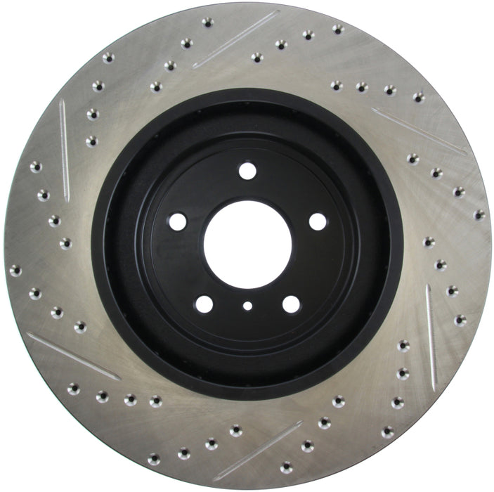 Stoptech 127.42100L StopTech Infiniti G37 / Nissan 370Z SportStop Slotted & Drilled Front Left Rotor