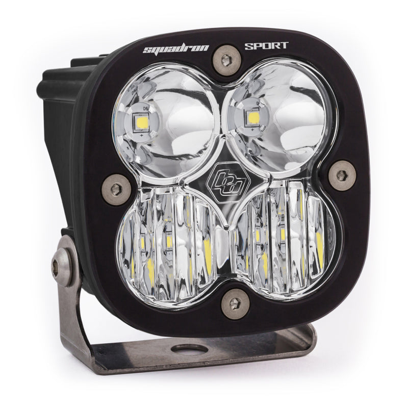 Baja Designs 550003 Squadron Sport Driving/Combo Pattern Black LED Light Pod - Clear