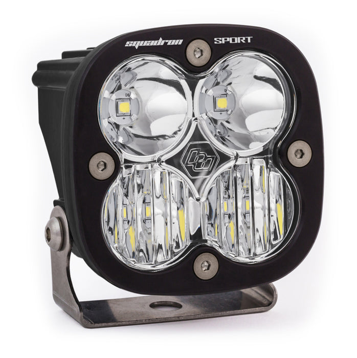 Baja Designs 550003 Squadron Sport Driving/Combo Pattern Black LED Light Pod - Clear