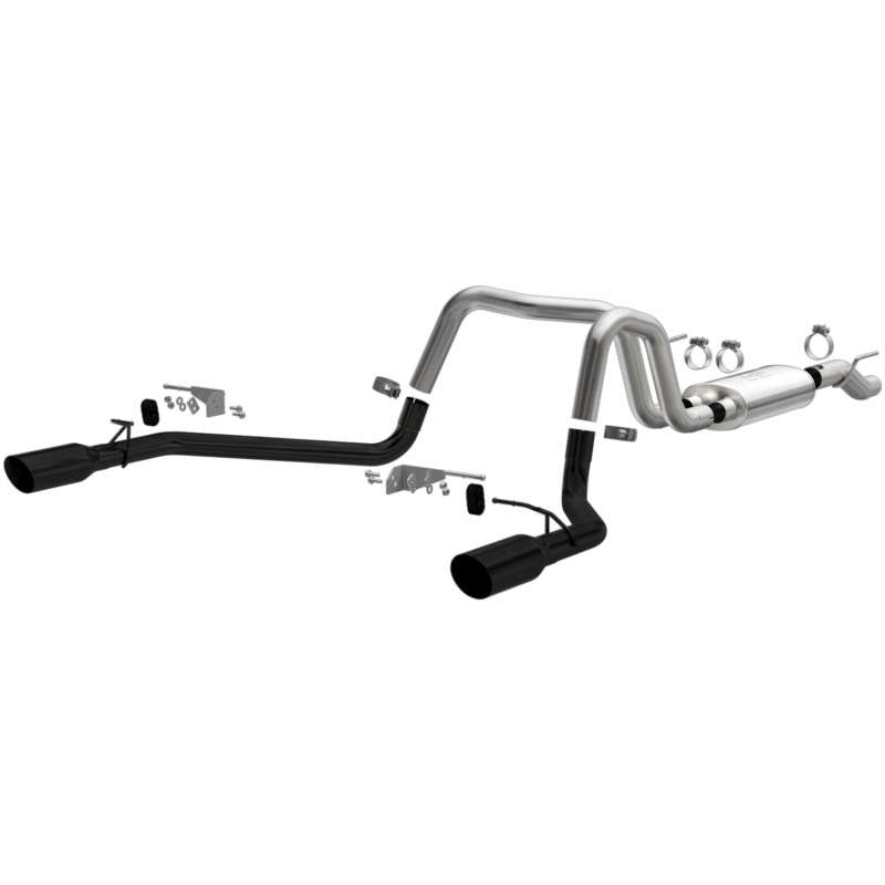 Magnaflow 19562 21 Ford F-150 Street Series Cat-Back Performance Exhaust System- Dual-Split Rear Exit