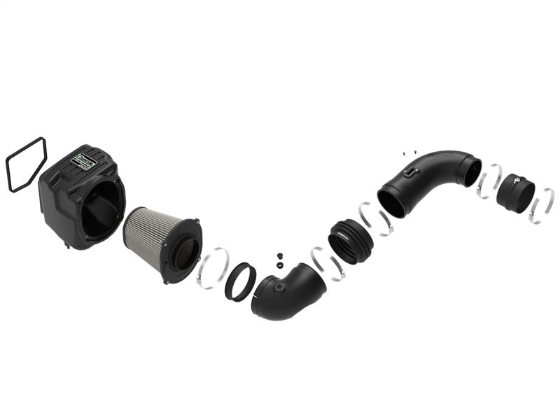 aFe 53-10005D Quantum Pro DRY S Cold Air Intake System 08-10 GM/Chevy Duramax V8-6.6L LMM - Dry