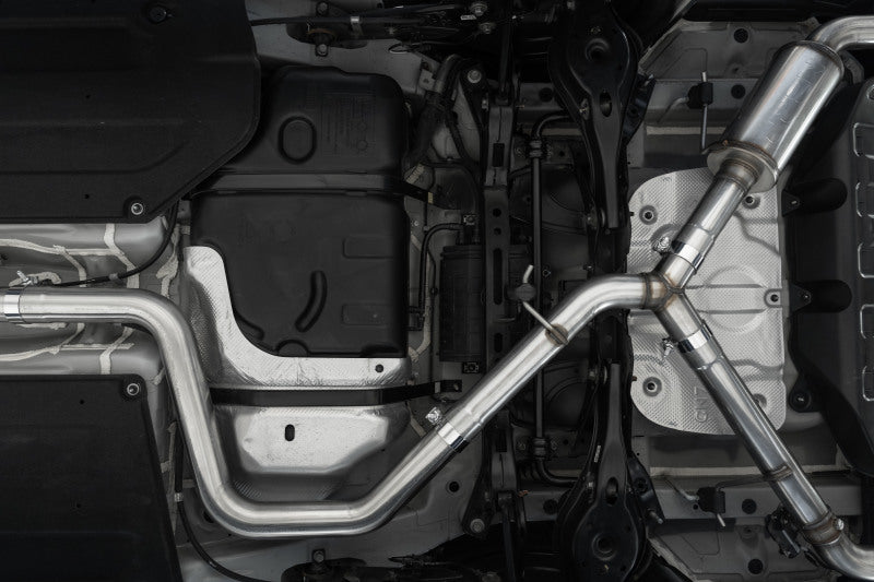 MBRP S47103CF 22-23 Hyundai Elantra N 2.0L Turbo T304 5in OD CF Tips Dual Outlet 3in Cat Back Exhaust