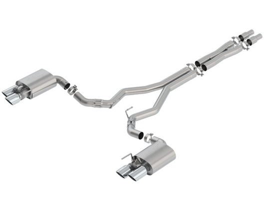 Borla 140743 2018 Ford Mustang GT 5.0L AT/MT 3in ATAK Catback Exhaust w/ Valves