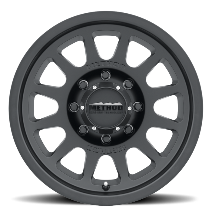 Method Wheels MR70378587500 Method MR703 17x8.5 0mm Offset 8x170 130.81mm CB Matte Black Wheel