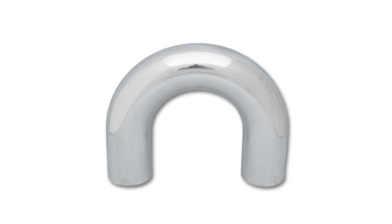 Vibrant 2871 4in O.D. Universal Aluminum Tubing (180 degree Bend) - Polished