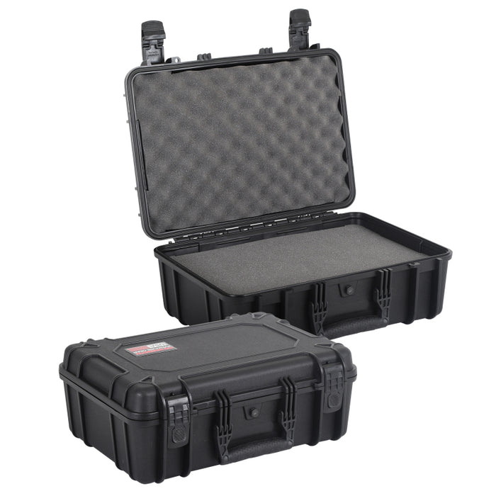 Go Rhino XG181407F XVenture Gear Hard Case w/Foam - Medium 18in. / Lockable / IP67 - Tex. Black