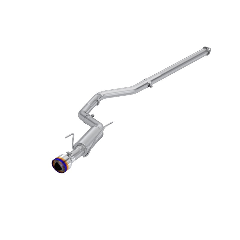 MBRP S48093BE 2022 Subaru WRX 2.4L 3in Cat Back 5in OD w/ Single Burnt Tip - T304