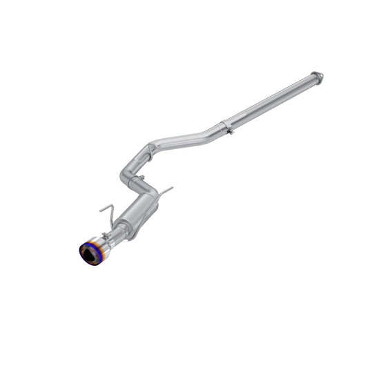 MBRP S48093BE 2022 Subaru WRX 2.4L 3in Cat Back 5in OD w/ Single Burnt Tip - T304