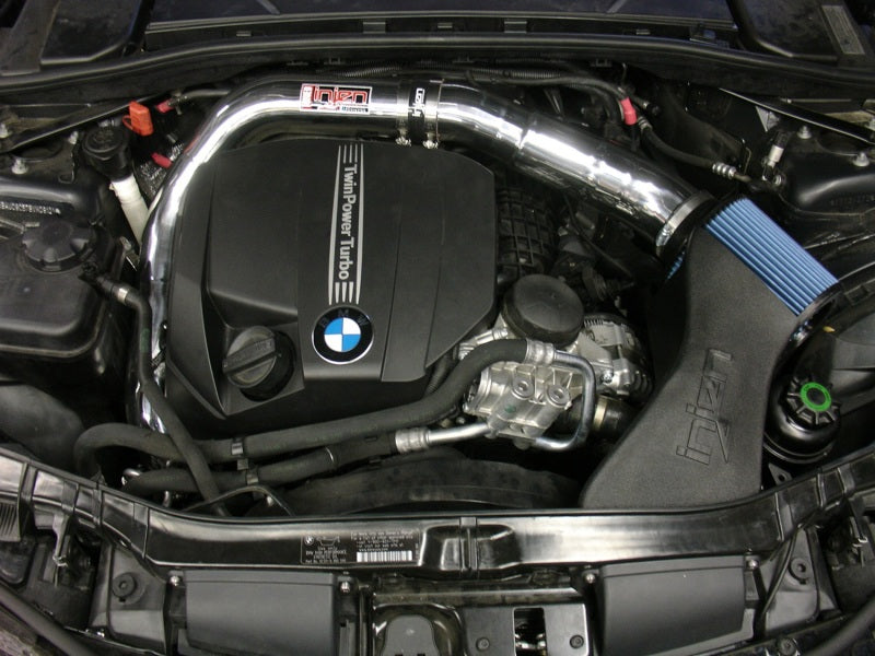 Injen SP1126WB 11 BMW E82 135i (N55) Turbo/E90 335i Wrinkle Black Tuned Air Intake w/ MR Tech, Air Fusion