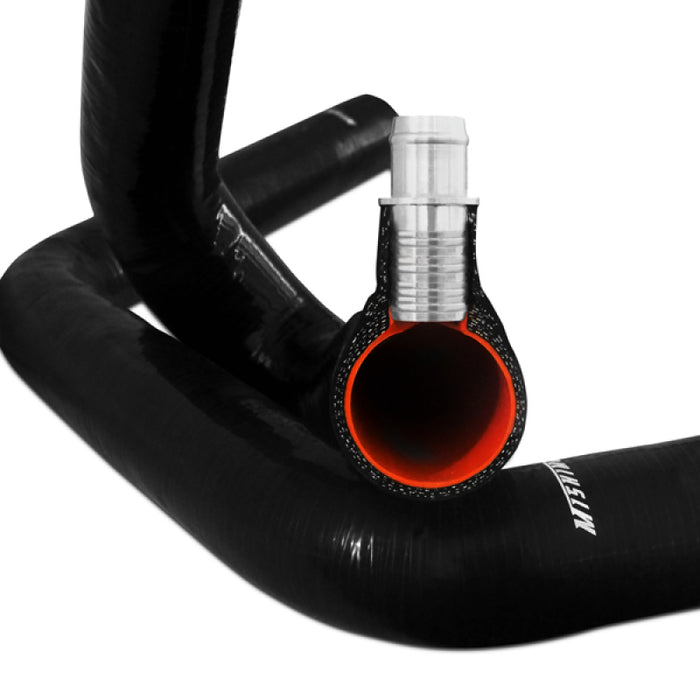 Mishimoto MMHOSE-CHV-96DBK 96-00 Chevrolet Duramax 6.5L Turbo Black Diesel Silicone Hose Kit