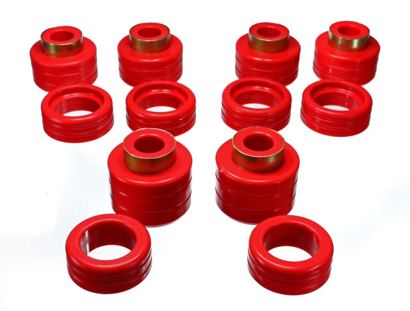 Energy Suspension 3.4123R Chevy Pickup 2&4Wd Body Mounts - Red