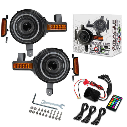 ORACLE Lighting 5886-BC2 Oracle 2021+ Ford Bronco Oculus Bi-LED Projector Headlights - ColorSHIFT LED