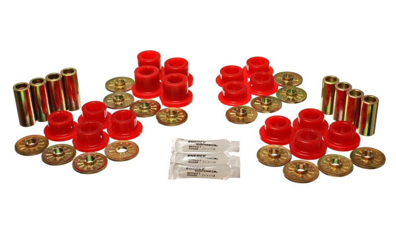 Energy Suspension 5.3126R 92-02 Dodge Viper Red Rear Control Arm Bushing Set