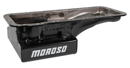 Moroso MOR20607 Ford FE S/S Oil Pan - 8qt. Front Sump