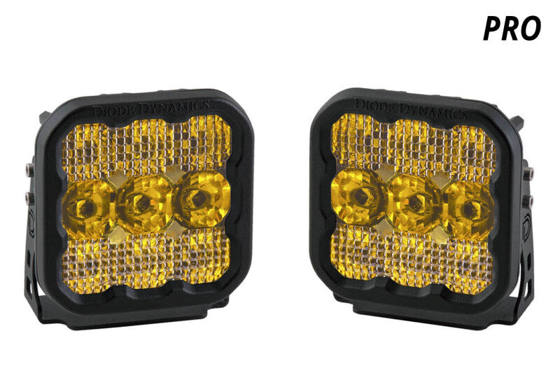 Diode Dynamics DD6783P SS5 LED Pod Pro - Yellow Driving (Pair)