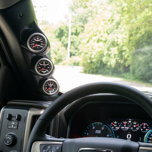 AutoMeter 17121 Autometer 2-1/16in Triple Pillar 14-15 Chevy Full Size (Gen 3)