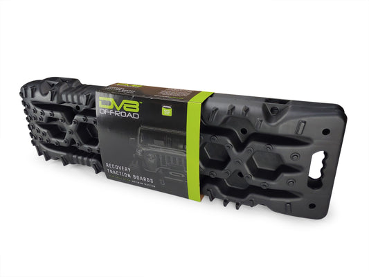 DV8 Offroad RTB1-01BK Recovery Traction Boards w/ Carry Bag - Black