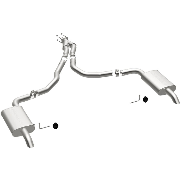 Magnaflow 16710 MagnaFlow 75-79 Chevy Corvette V8 5.7L Dual Split Rear Exit Stainless Cat-Back Perf Exhaust