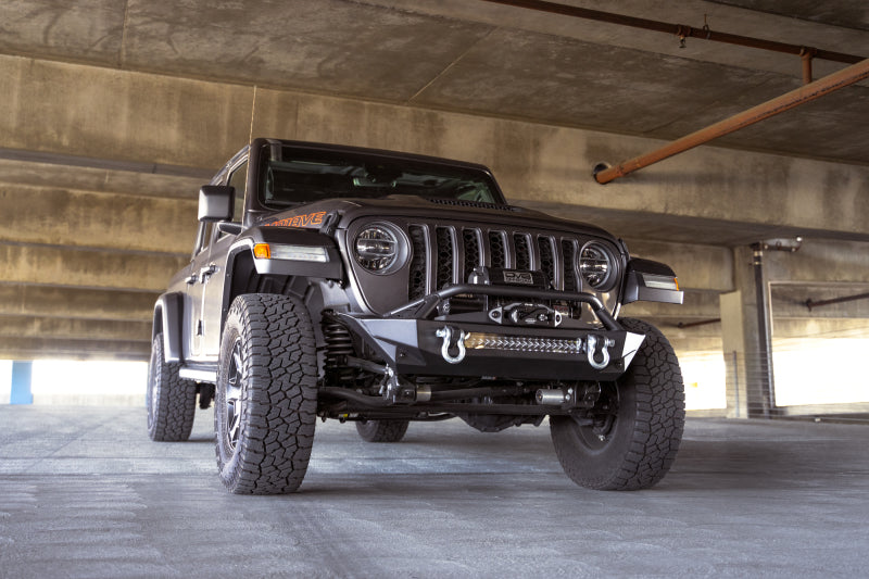 DV8 Offroad FBJL-11 07-23 Jeep Wrangler JK/JL & Gladiator JT FS-1 Series Stubby Front Bumper