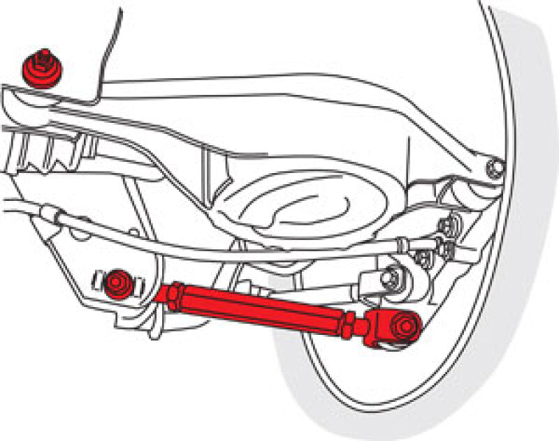 SPC Performance 72052 03-08 Nissan 350Z/03-07 Infiniti G35 Rear Adjstbl Camber Arms w/Toe Cams&Lock Plates