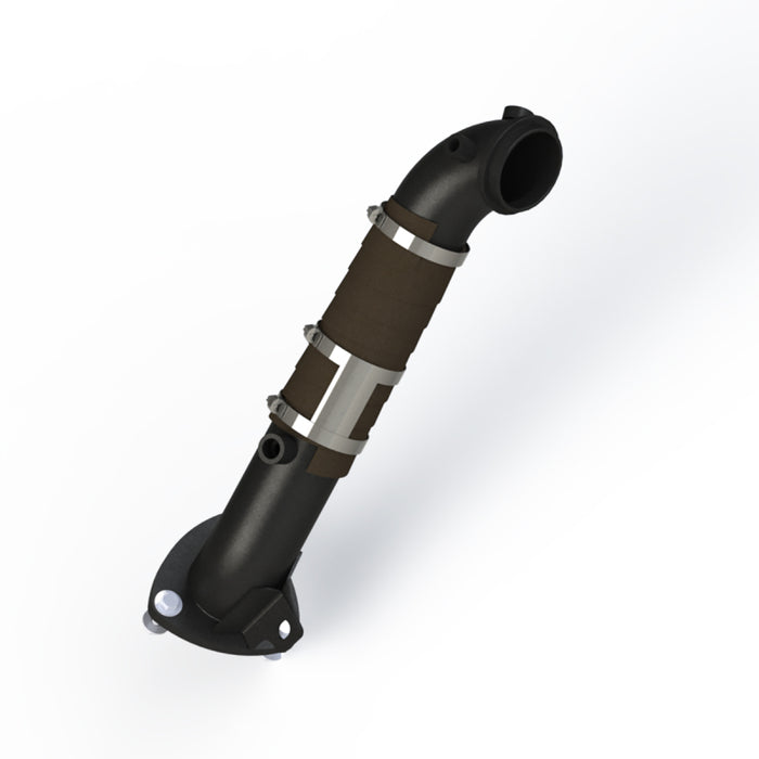 MBRP GMCA428 15-16 Chevy/GMC 6.6L Duramax 3in Down Pipe (For 3 Bolt Flange Style Connection)