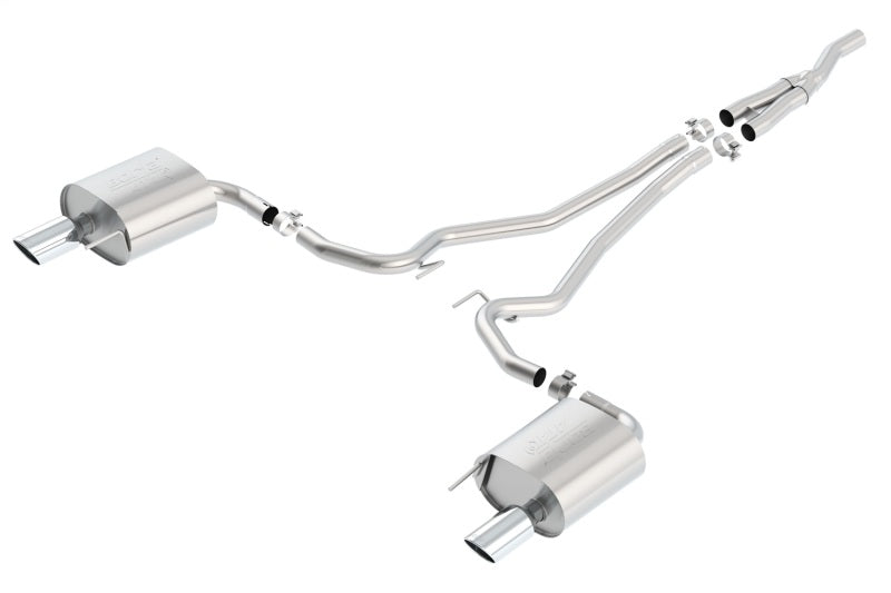 Borla 140585 Atak Cat Back 15-17 Ford Mustang 2.3L EcoBoost MT/AT 2.25in pipe 4in tip
